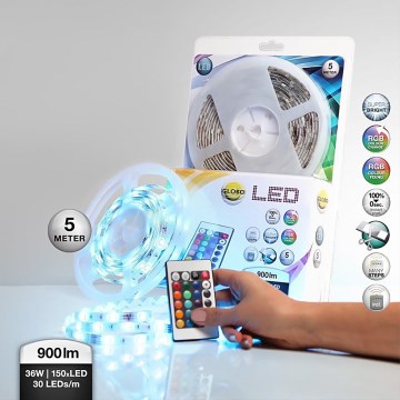 Globo 38990 - RGB LED riba vannituppa LED BAND 150xLED/0,16W IP44