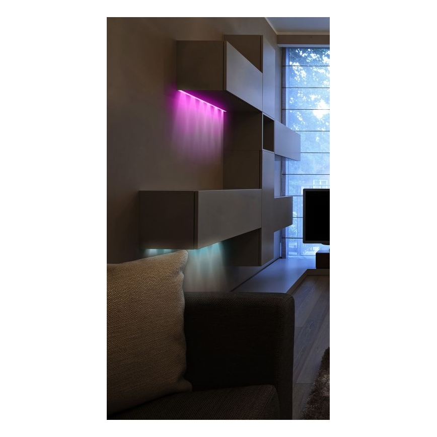 Globo - LED RGB Hämardatav valgusriba LED/6W/230V 1m + kaugjuhtimispult