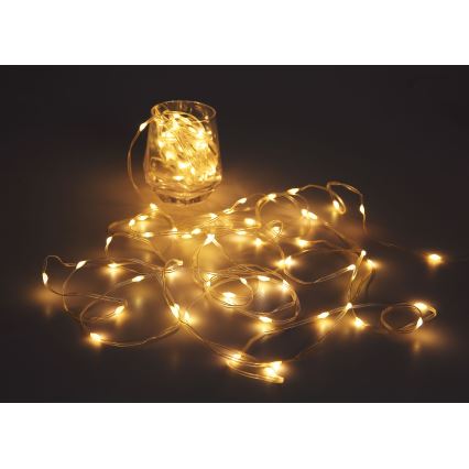 Globo - LED riba 50xLED/0,06W/5V 5 m 8 funktsiooni