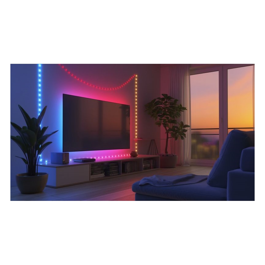 Globo - LED RGB riba 50xLED/0,06W/5V 5 m 27 funktsiooni