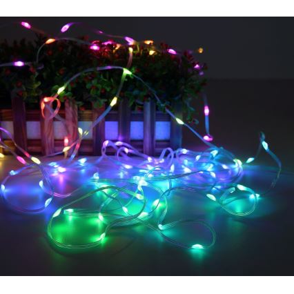 Globo - LED RGB riba 50xLED/0,06W/5V 5 m 27 funktsiooni