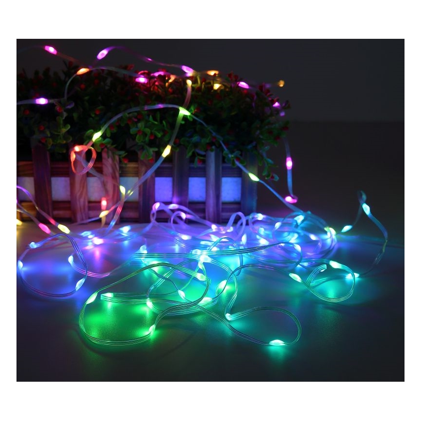 Globo - LED RGB riba 50xLED/0,06W/5V 5 m 27 funktsiooni