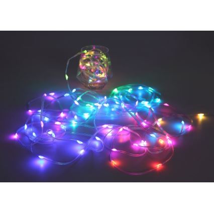 Globo - LED RGB riba 50xLED/0,06W/5V 5 m 27 funktsiooni