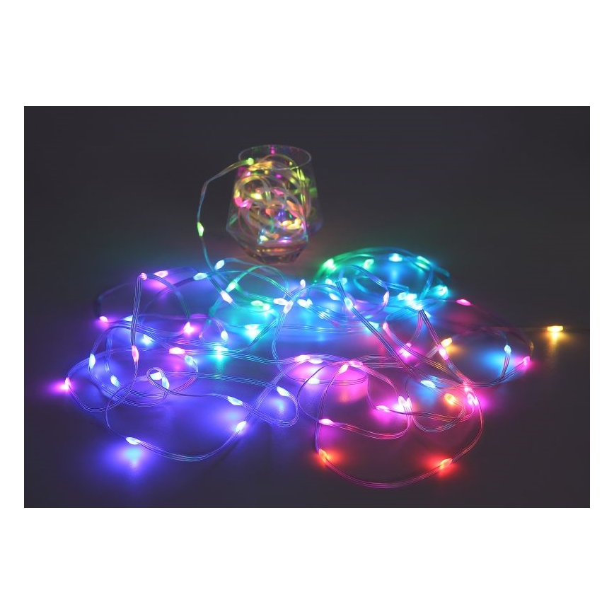 Globo - LED RGB riba 50xLED/0,06W/5V 5 m 27 funktsiooni