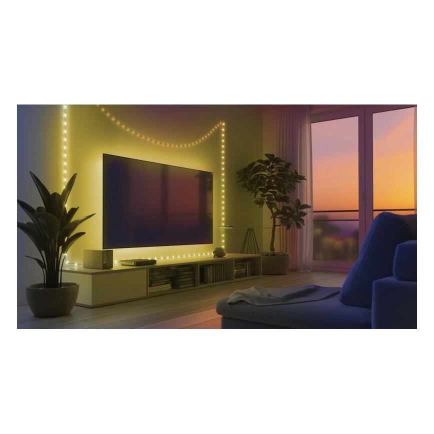 Globo - LED riba 100xLED/0,06W/5V 10 m 8 funktsiooni