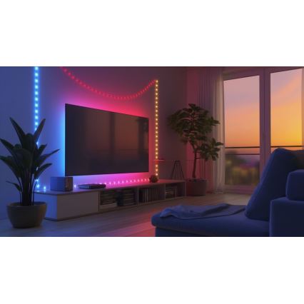 Globo - LED RGB riba 100xLED/0,06W/5V 10 m 27 funktsiooni
