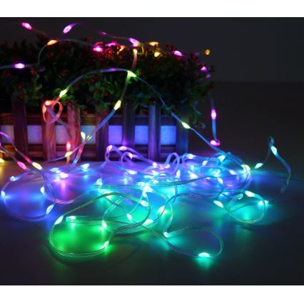 Globo - LED RGB riba 100xLED/0,06W/5V 10 m 27 funktsiooni
