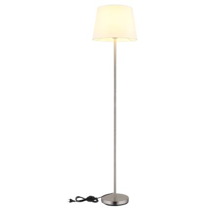 Globo - Põrandalamp 1xE27/40W/230V valge/mattkroom