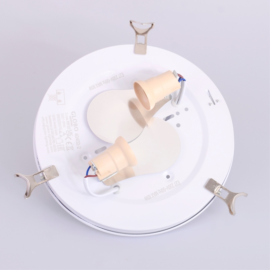 Globo - Laevalgusti 2xE27/60W/230V