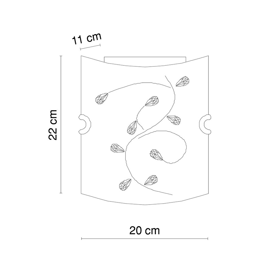 Globo - Seinavalgusti 1xE27/60W/230V