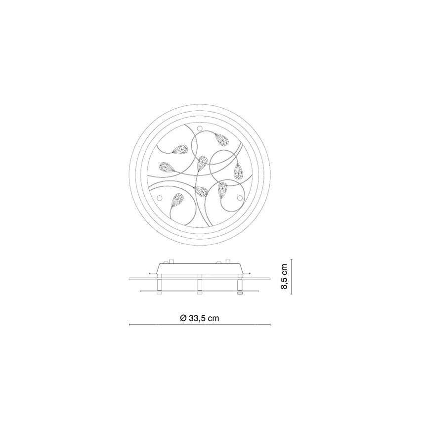 Globo - Laevalgusti 2xE27/40W/230V