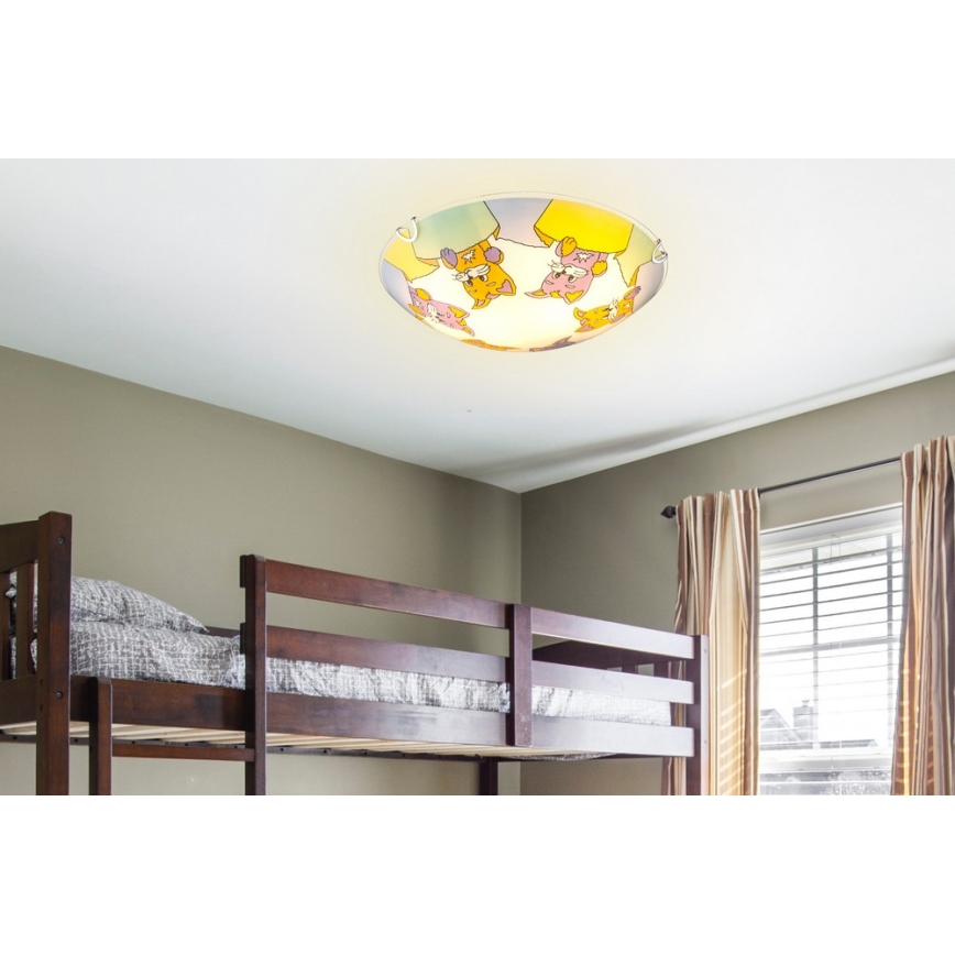 Globo - Laevalgusti lastele 2xE27ILLU/60W/230V