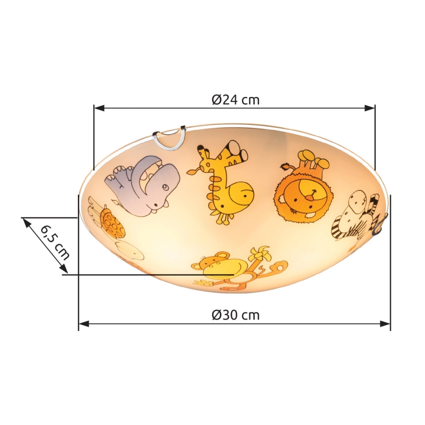 Globo - Laevalgusti lastele 2xE27/60W/230V