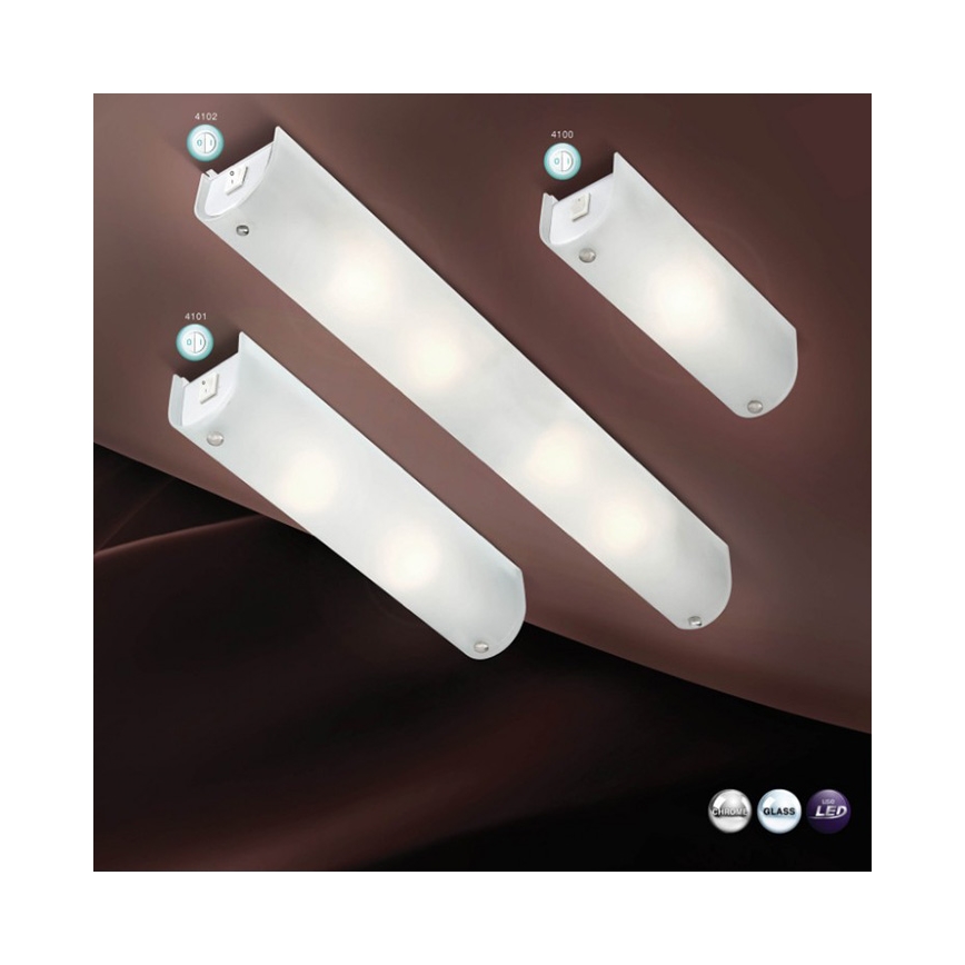 Globo 4102 - laevalgusti LINE 4xE14/40W/230V
