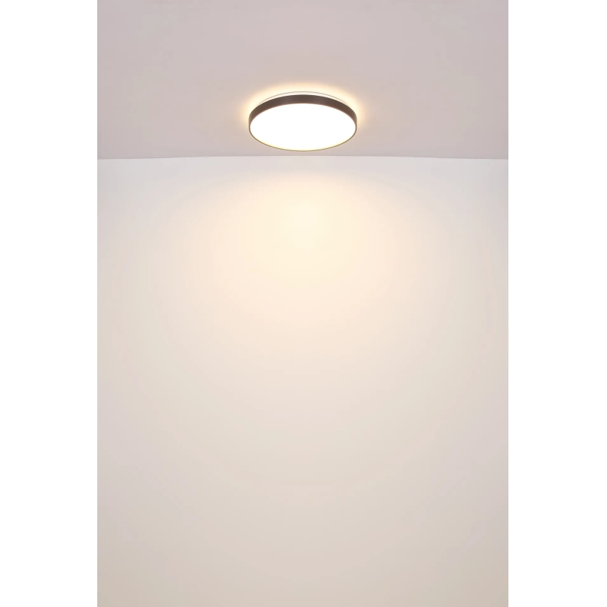 Globo - LED Laevalgusti LED/24W/230V d. 48 cm antratsiit