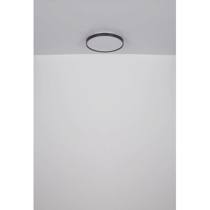 Globo - LED Laevalgusti LED/24W/230V d. 48 cm antratsiit