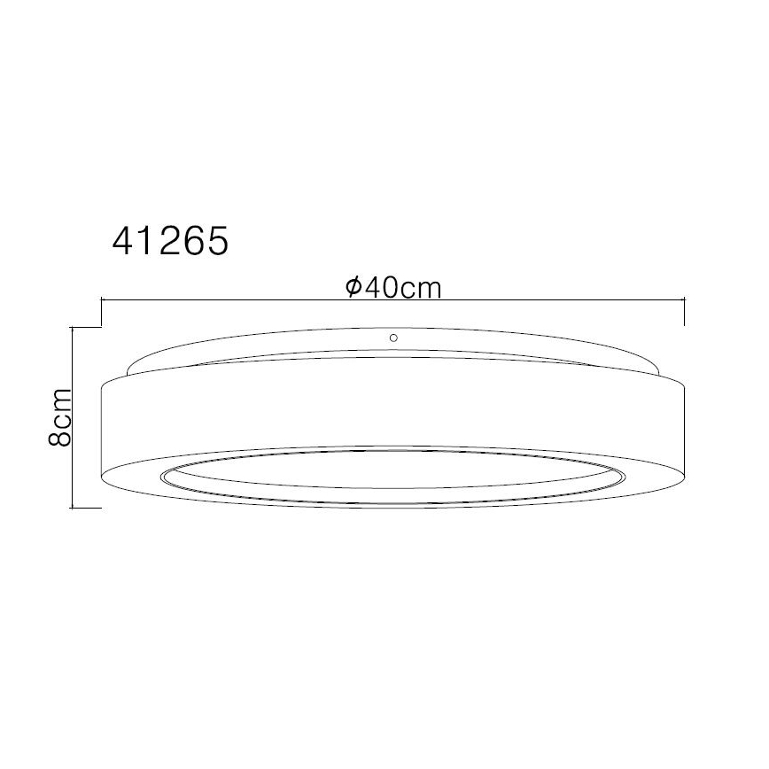 Globo - LED Laevalgusti LED/24W/230V d. 40 cm 3000K valge