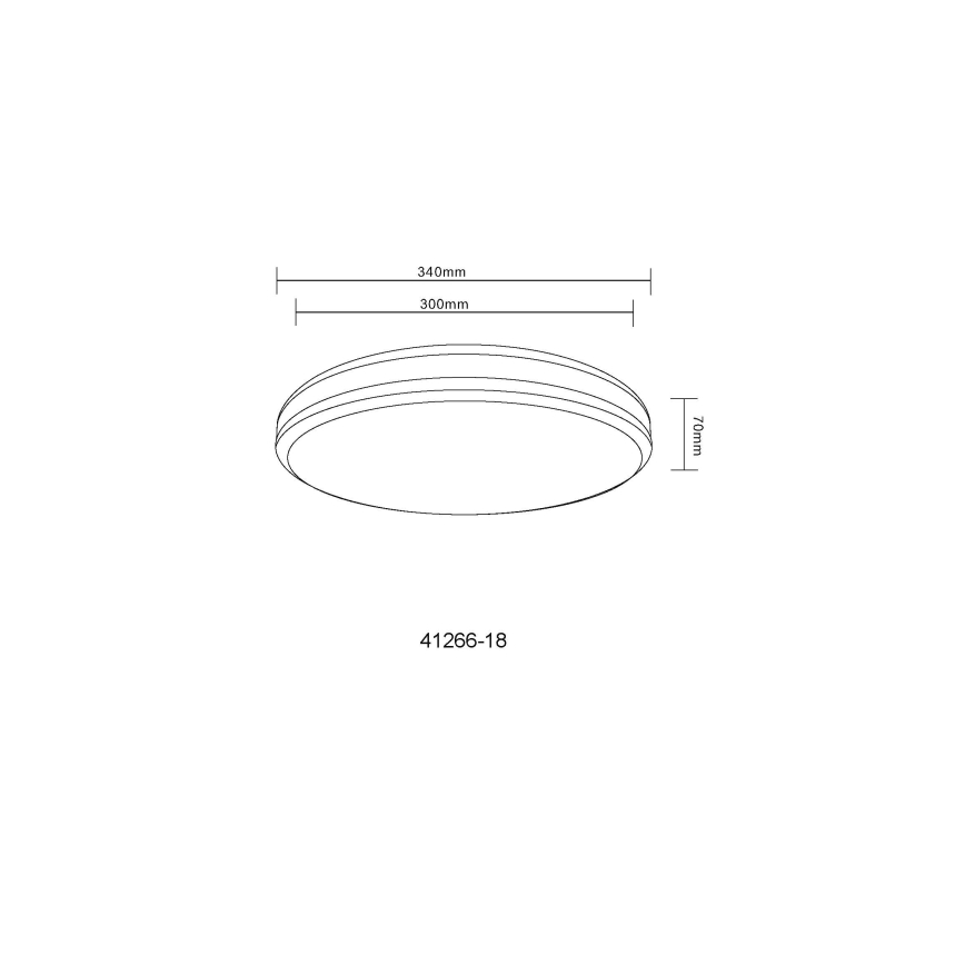 Globo - LED RGB Hämardatav laevalgusti LED/18W/230V 2700-6000K + kaugjuhtimispult