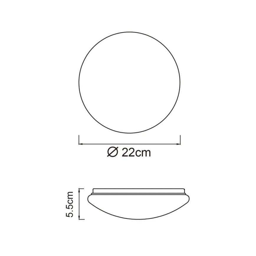 Globo - LED laevalgusti LED/8W/230V 4000K läbimõõt 55 cm