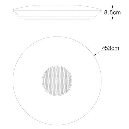 Globo - RGBW Hämardatav laevalgusti LED/50W/230V + kaugjuhtimispult