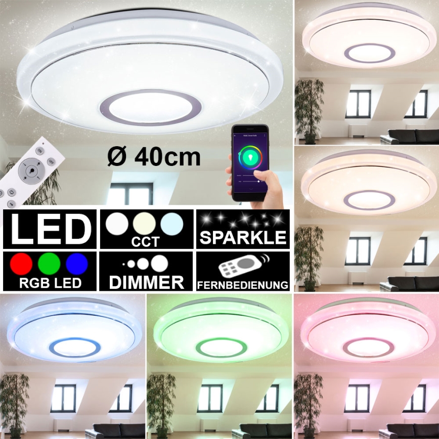 Globo - LED RGB Hämardatav valgusti LED/16W/230V + LED/3W/230V WiFi Tuya + kaugjuhtimispult