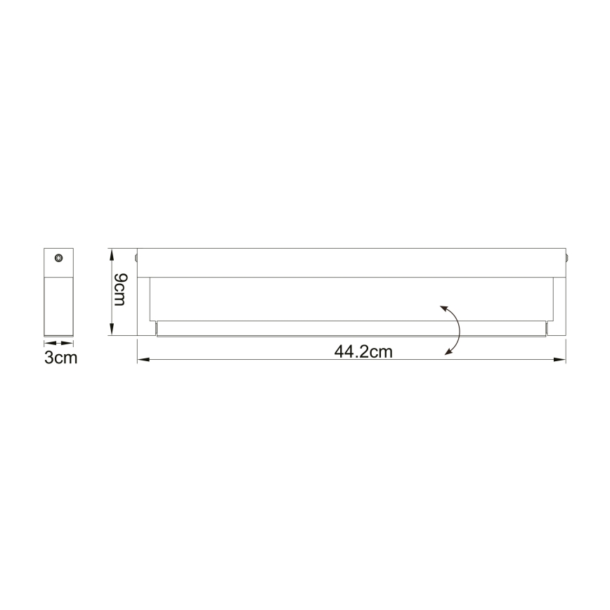 Globo - LED Vannitoa seinavalgusti LED/12W/230V IP44