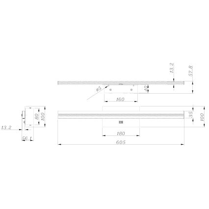 Globo - LED Vannitoa seinavalgusti LED/18W/230V IP44