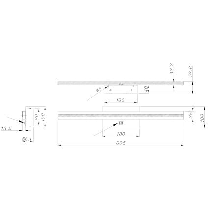 Globo - LED Vannitoa seinavalgusti LED/18W/230V IP44