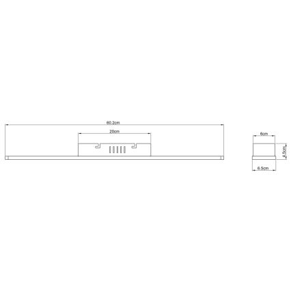 Globo - LED Vannitoa laevalgusti LED/12W/230V IP44