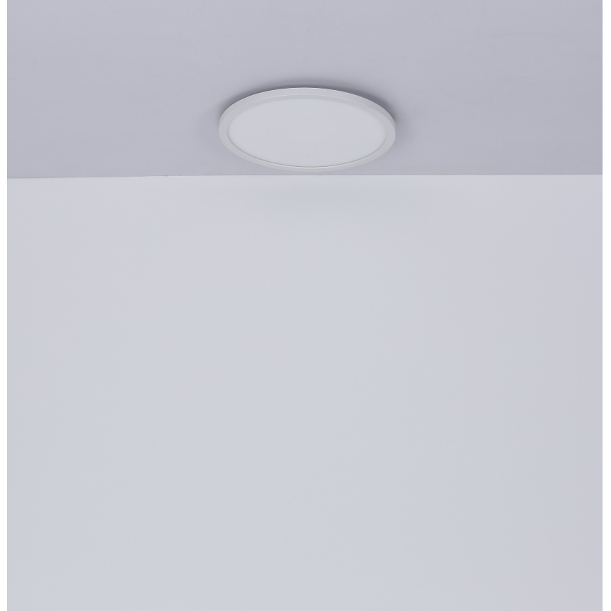 Globo - LED Hämardatav laevalgusti vannituppa LED/18W/230V d. 29,4 cm IP44 valge