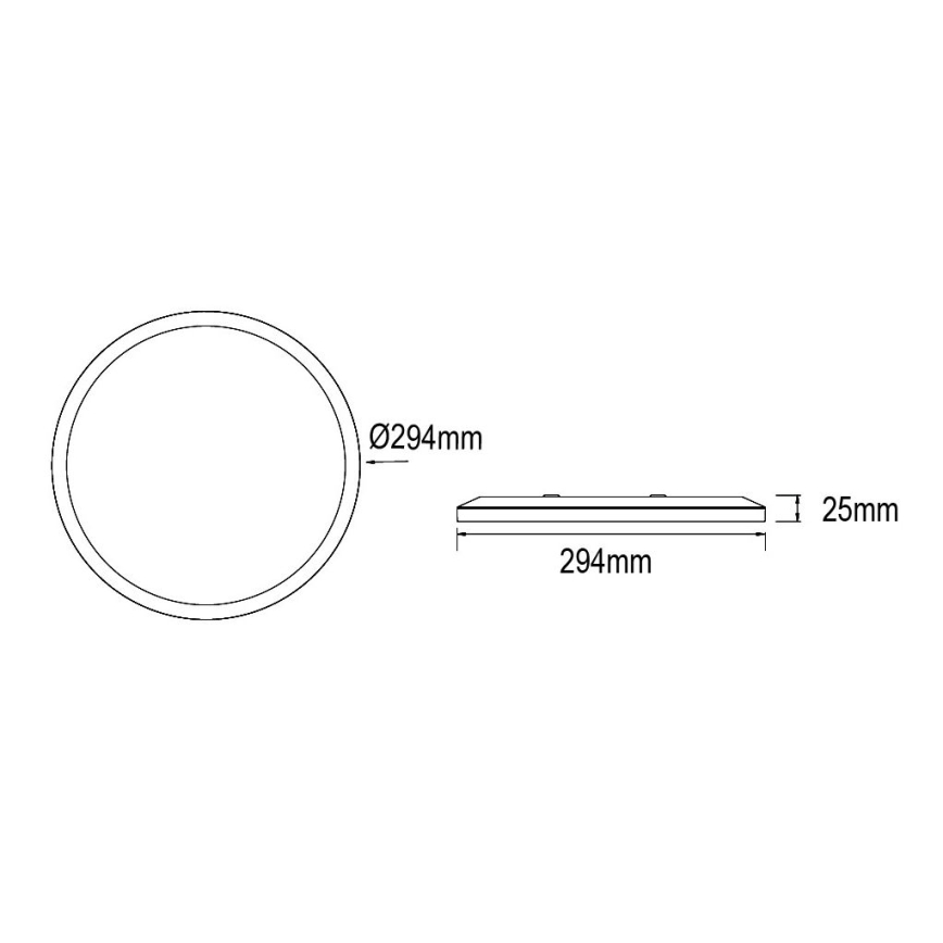 Globo - LED Hämardatav laevalgusti vannituppa LED/18W/230V d. 29,4 cm IP44 valge