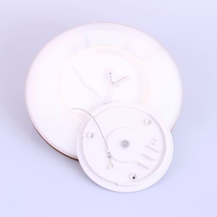 Globo - LED Hämardatav laevalgusti vannituppa LED/18W/230V d. 29,4 cm IP44 pruun