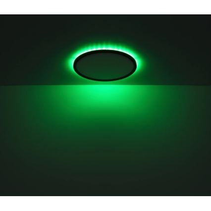 Globo - LED RGB Hämardatav laevalgusti vannituppa LED/21W/230V 3000-6000K + kaugjuhtimispult IP44 must