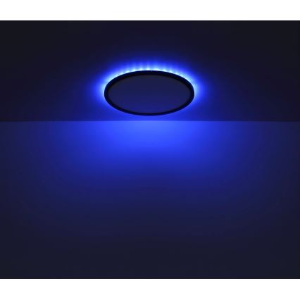 Globo - LED RGB Hämardatav laevalgusti vannituppa LED/21W/230V 3000-6000K + kaugjuhtimispult IP44 must