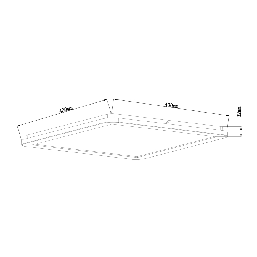 Globo - LED Hämardatav laevalgusti vannituppa LED/24W/230V 42x42 cm IP44 valge