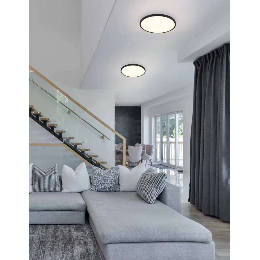 Globo - LED laelamp LED/20W/230V 4000K läbimõõt 30 cm must