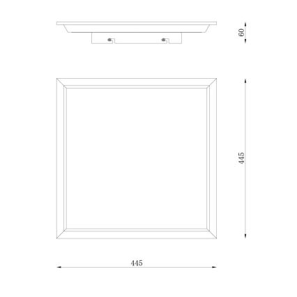 Globo - LED Laevalgusti LED/24W/230V