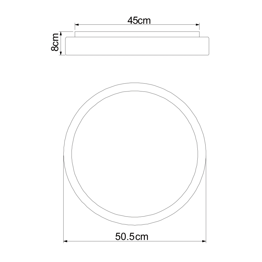 Globo - LED Hämardatav laevalgusti LED/24W/230V + kaugjuhtimispult