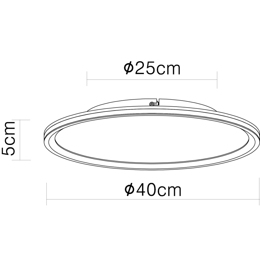 Globo - LED Laevalgusti LED/39W/230V d. 40 cm