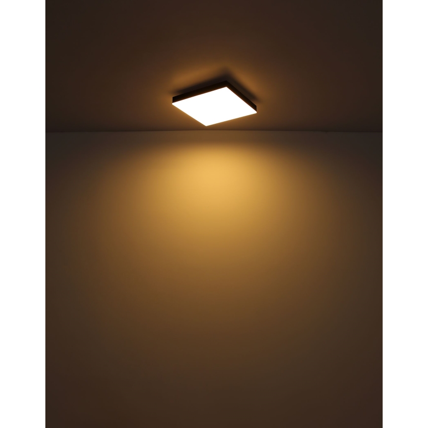 Globo - LED Laevalgusti LED/18W/230V 30x30 cm must
