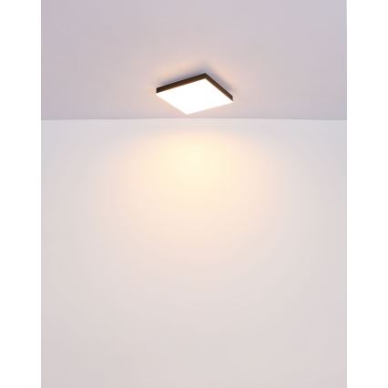 Globo - LED Laevalgusti LED/18W/230V 30x30 cm must