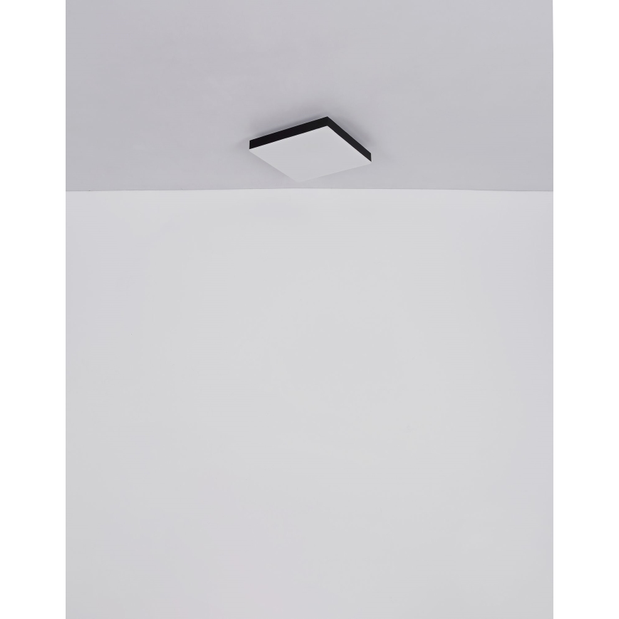 Globo - LED Laevalgusti LED/18W/230V 30x30 cm must