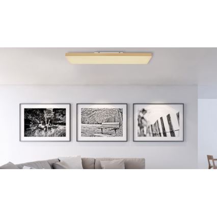 Globo - LED Hämardatav laevalgusti LED/24W/230V 2700-6500K kuldne + kaugjuhtimispult