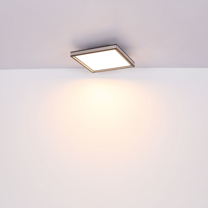 Globo - LED Laevalgusti LED/12W/230V 30x30 cm must/valge