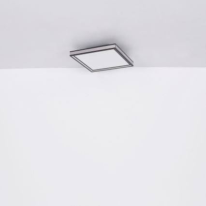 Globo - LED Laevalgusti LED/12W/230V 30x30 cm must/valge