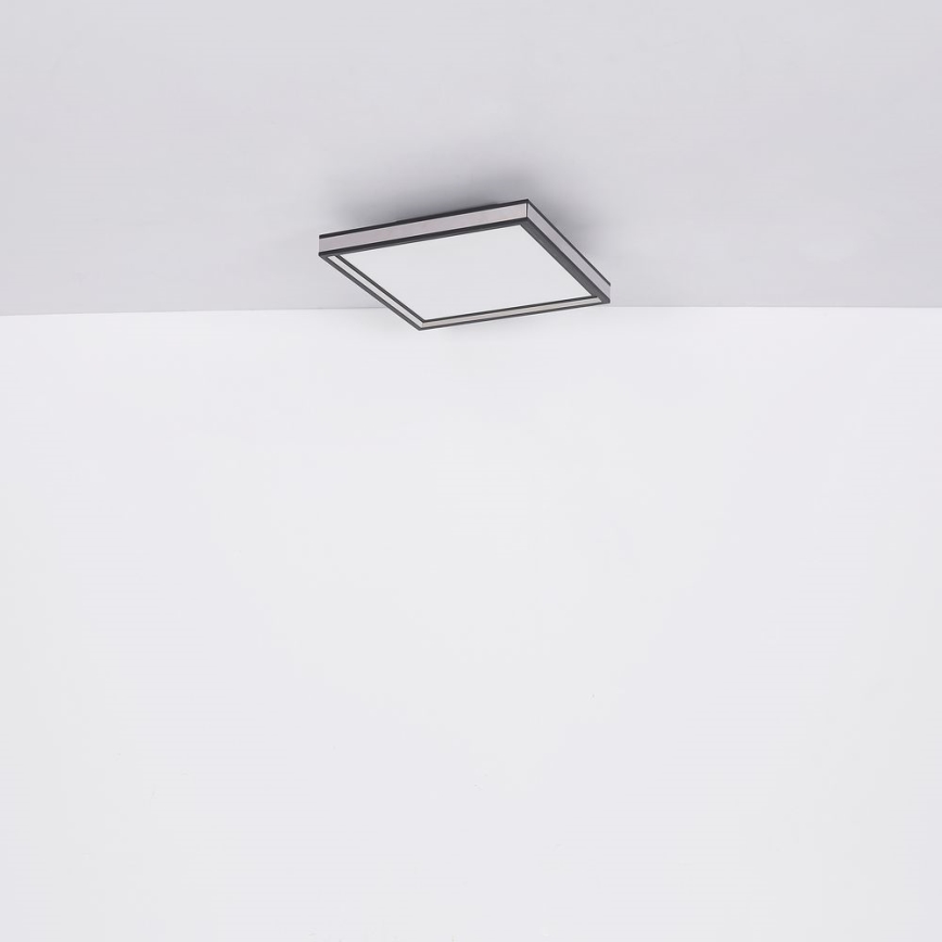 Globo - LED Laevalgusti LED/12W/230V 30x30 cm must/valge