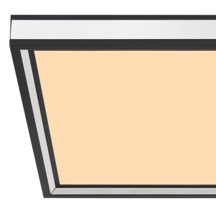 Globo - LED Laevalgusti LED/12W/230V 30x30 cm must/valge