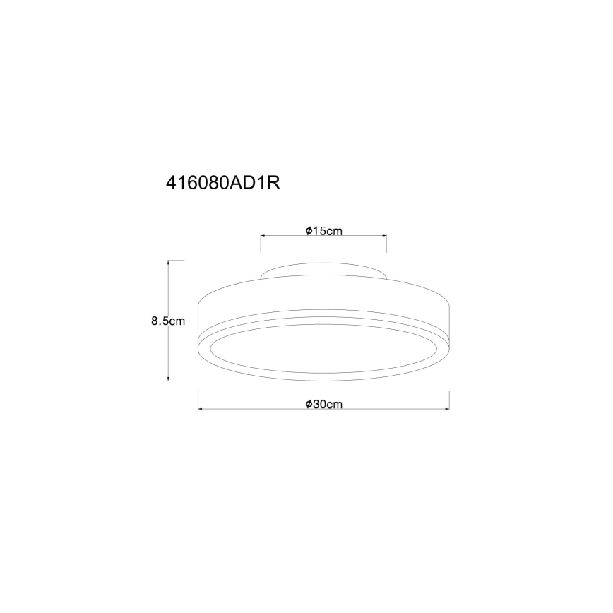 Globo - LED Laevalgusti LED/12W/230V 3000K d. 30 cm