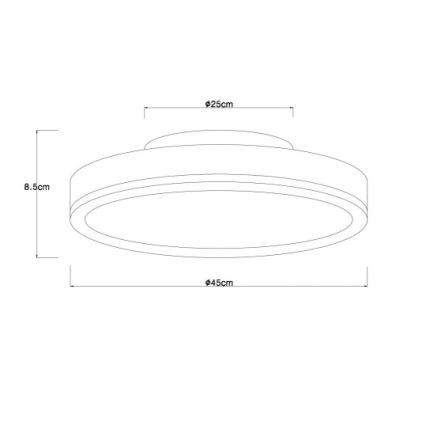 Globo - LED Laevalgusti LED/24W/230V 3000K d. 45 cm