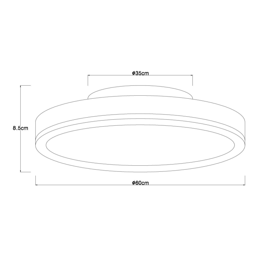 Globo - hämardatav LED-laelamp LED/40W/230V 2700-6500K läbimõõt 60 cm + kaugjuhtimispult